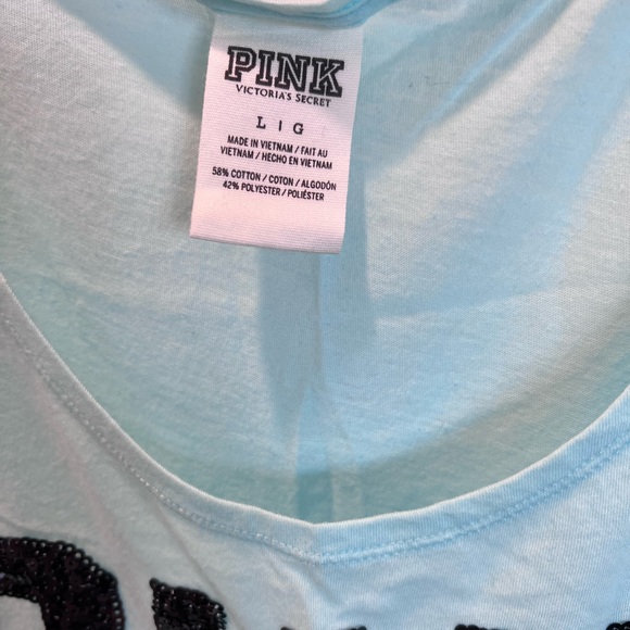 Victoria’s Secret PINK Bright Blue (L) & Bright Pink (M) Tanks - Picture 3 of 8